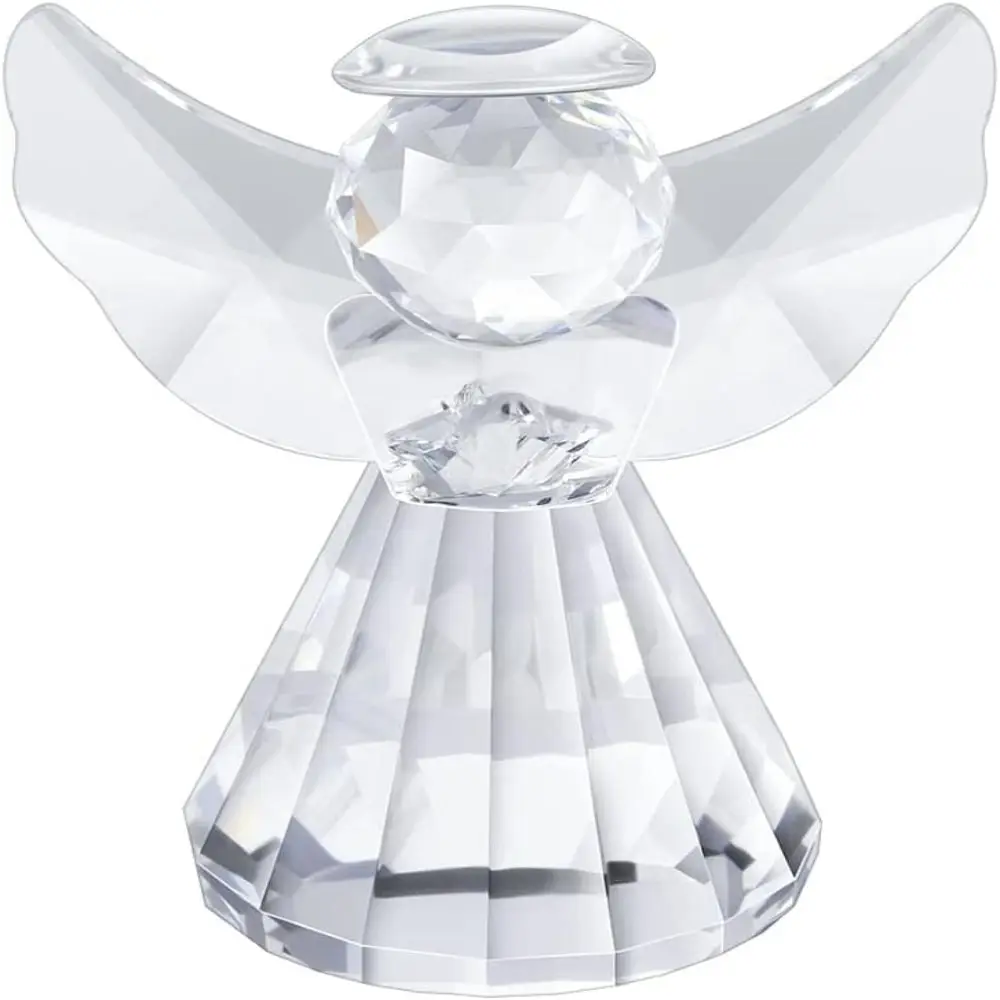 Cute Angel Statue Transparent Crystal Angel Statue Series Beautiful Angel Glass Decoration Statue Decoration Collection Gifts