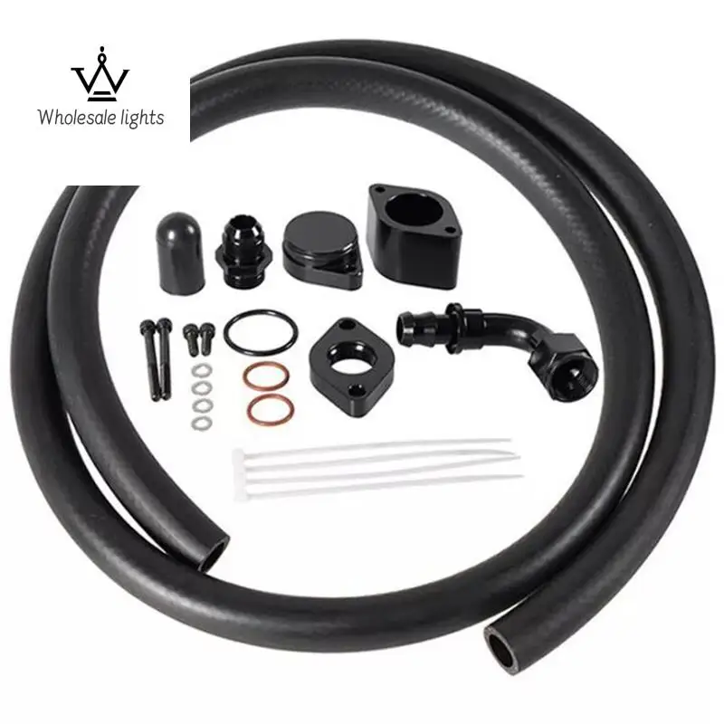 

Turbo Piping Kit For 2011-2020 Ford For 6.7L Powerstroke Diesel Engine- CCV Crank Case Vent Reroute Base Package