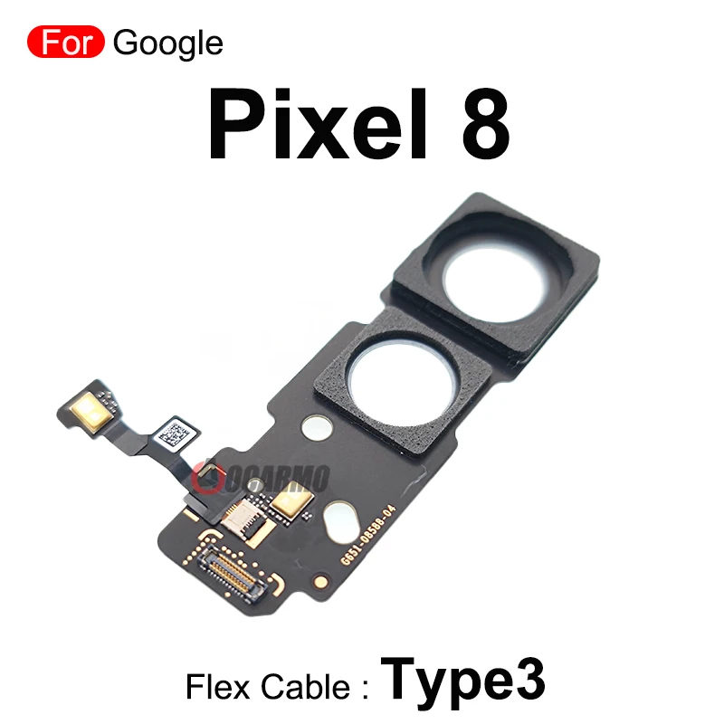 Для Google Pixel 8 9 Pro гибкий кабель верхней микрофона и датчик вспышки, шумоподавление, запасные части для микрофонной платы