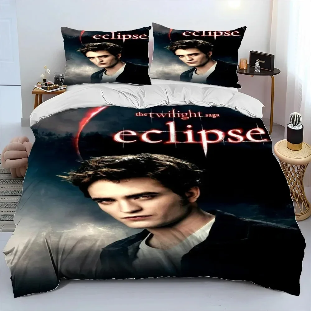3D The Twilight Saga HD 3D NEW Duvet Cover Pillowcase Bedding Set Adult Boy Girl Bedroom Decoration Children Single Double Large