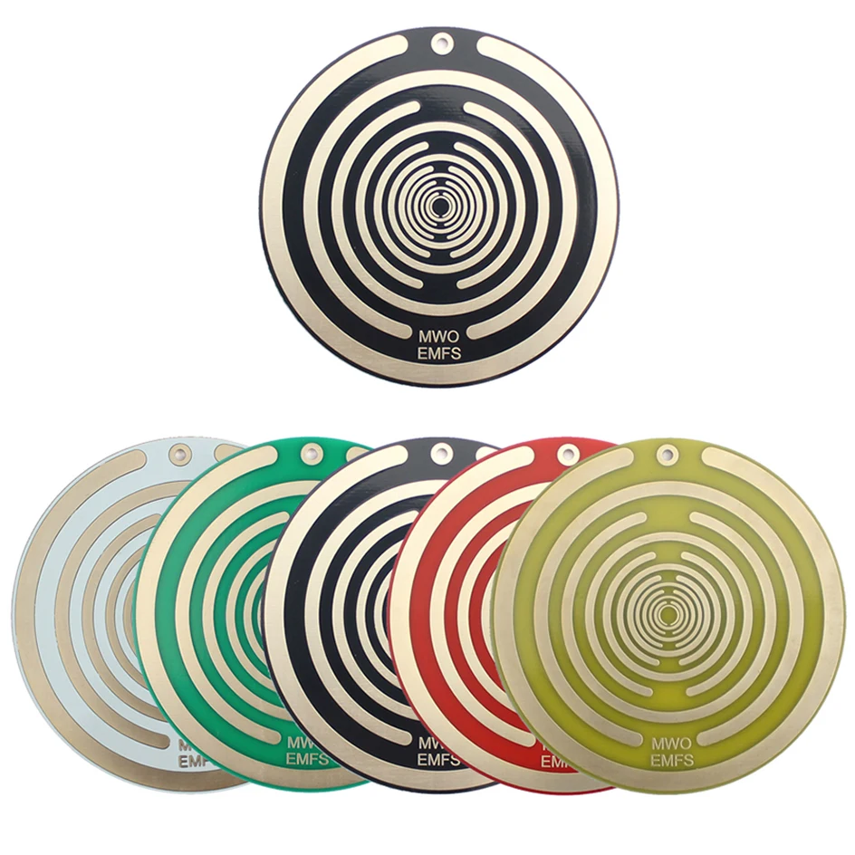 5PCS MWO Love Lakhovsky Disc Put It In Your Pocket Backpack On Desk Help Body Recover Polarizing Disk Circuit Board Ornaments