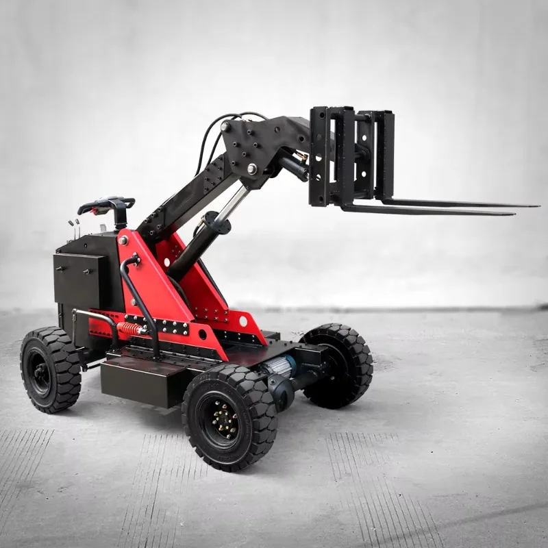 

Hydraulic Electric Forklift Off-Road Electric Forklift Multifunctional Mini Electric Tank Forklift