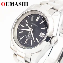 39mm Men's watch NH34 watch steel sapphire glass waterproof GMT Mechanical wrist watches for men NH34 automatic movement