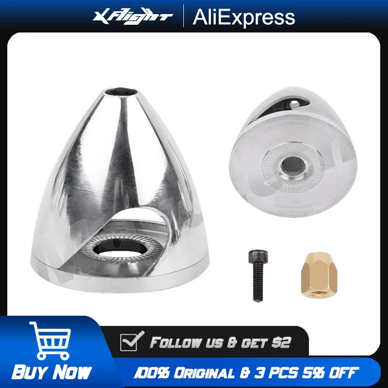 

XFlight 2-Blade Aluminum Spinner 38-102mm (1.25-4") for RC Plane Drilled w/ Prop Adapter Gas/Methanol Engine Spare Parts