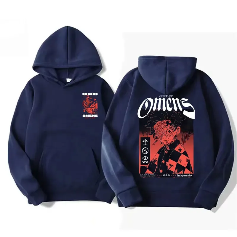 Bad Omens Band Music Tour 2023 Graphic Hooded Concrete Jungle Tour Men Retro Sweatshirt Hip Hop Oversized Hoodie Male Streetwear