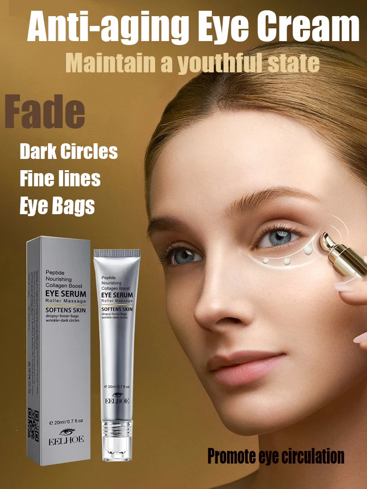 

Anti-Wrinkle Eye Cream Remove Bags Puffiness Dark Circles Under Eyes Lightening Fine Lines Moisturizing Whitening Skin Care