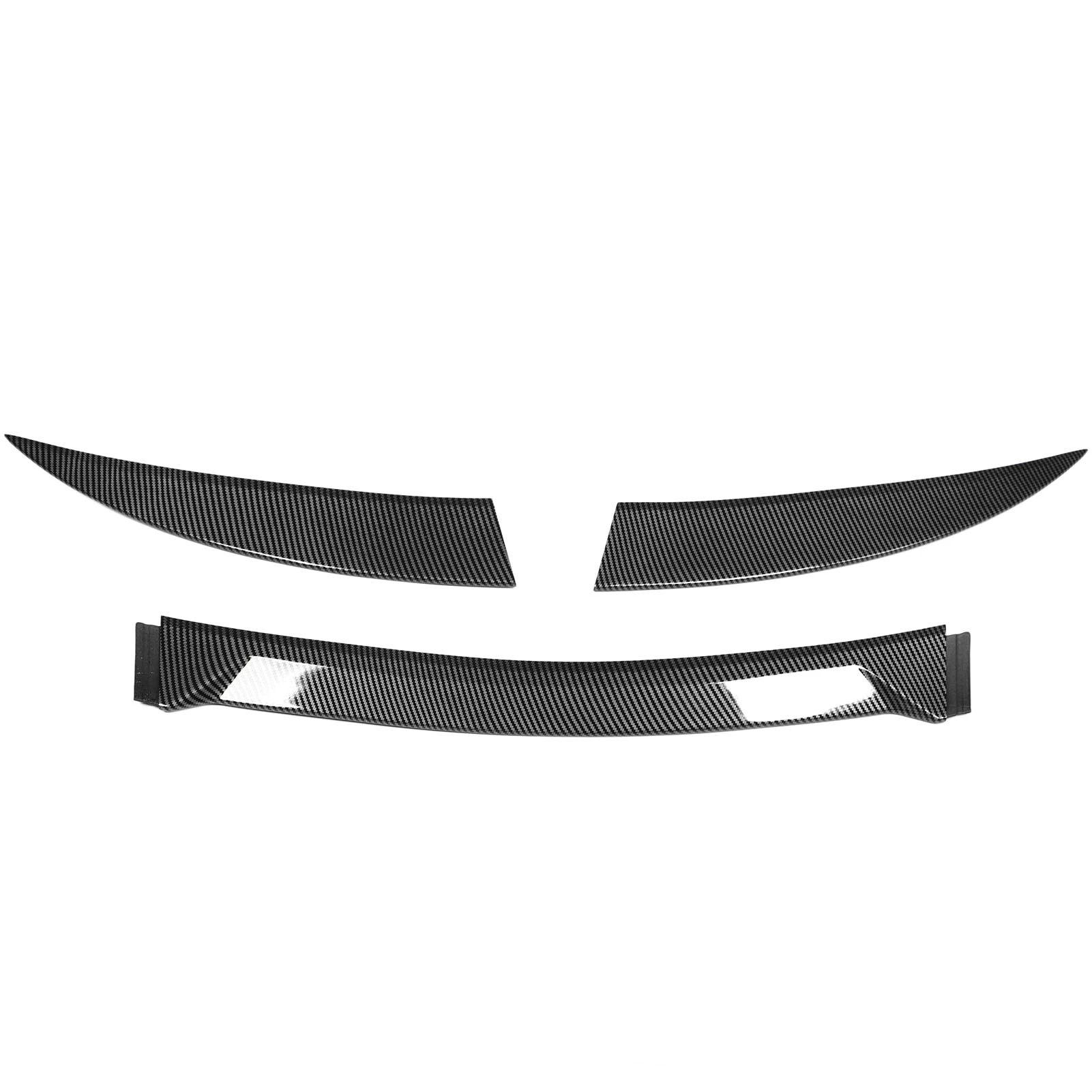 

3Pcs Rear Trunk Spoiler Kit (Carbon Fiber Style, Cool Sporty Design, T04, For Tesla Model ...) - Car Exterior Mod Part