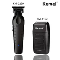 Kemei KM-2299 KM-1102 Professional Hair Clipper Kit Electric Shaver Male Hair Cutting Machine Men’s Trimmer Machine