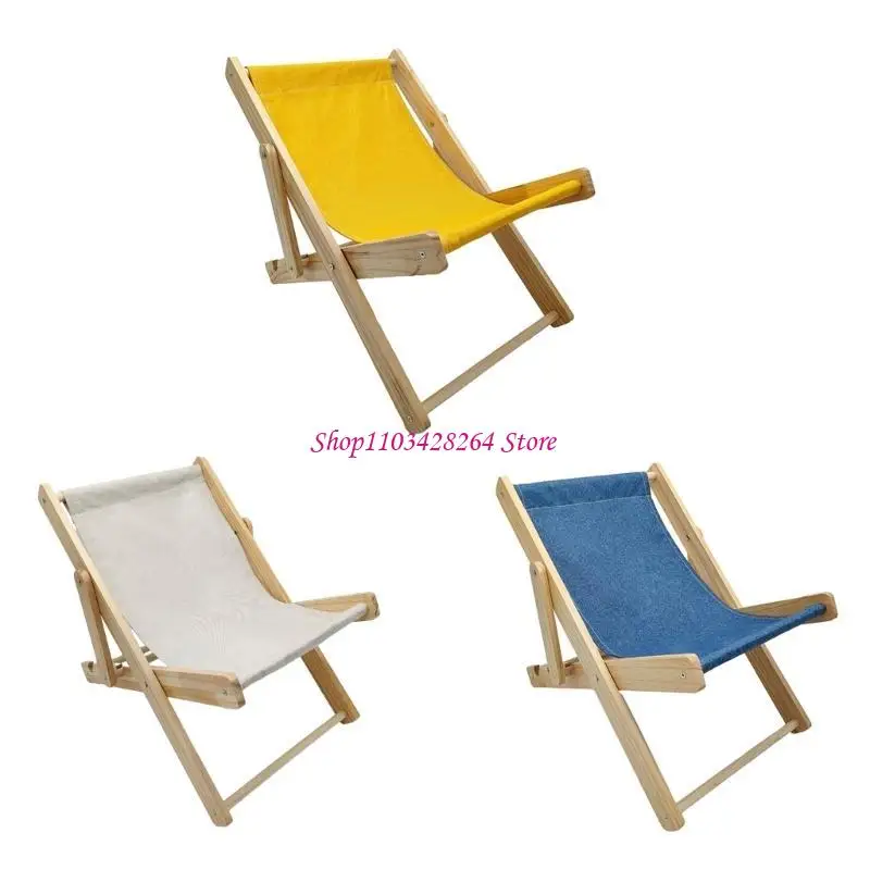 دعائم تصوير للأطفال كرسي الشاطئ الخشبي لحديثي الولادة لالتقاط الصور وأثاث الأطفال الرضع لتزيين خلفية الصورة #2