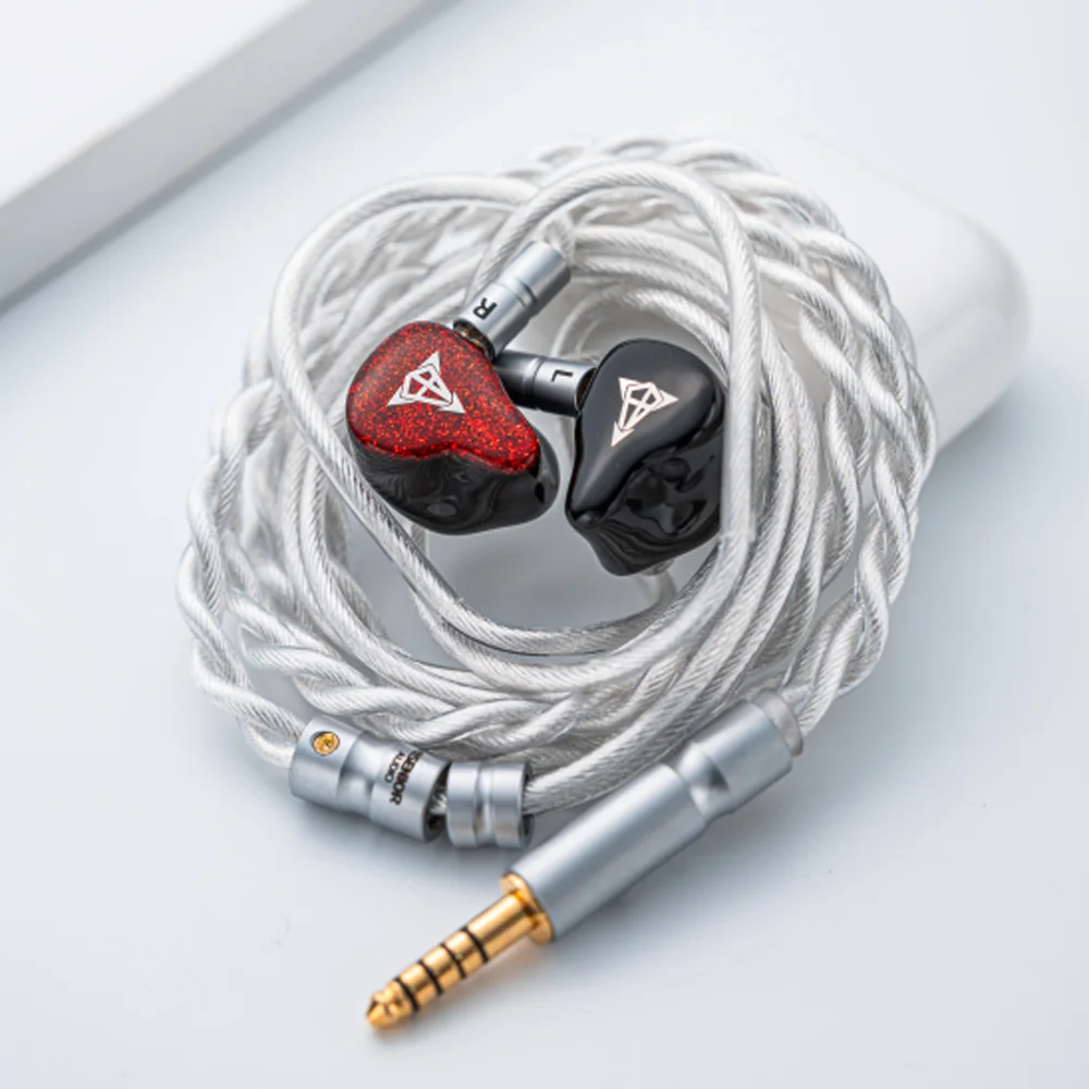

Наушники-вкладыши Hisenior Mega5Est Bass+ IEMS с тригибридными драйверами (1DD+2BA+2EST), профессиональные Hi-Fi мониторы