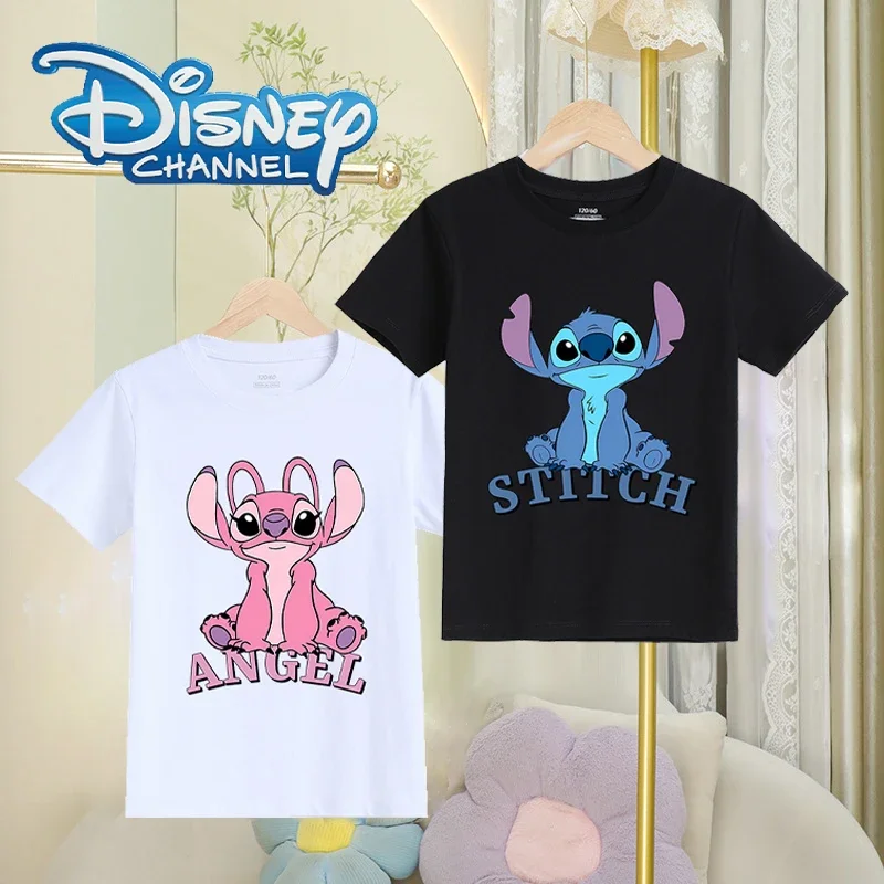 

Детская футболка Sanrio Kuromi, модная одежда для мальчиков и девочек, хлопковые рубашки с круглым вырезом, спортивная одежда с милым рисунком аниме для малышей