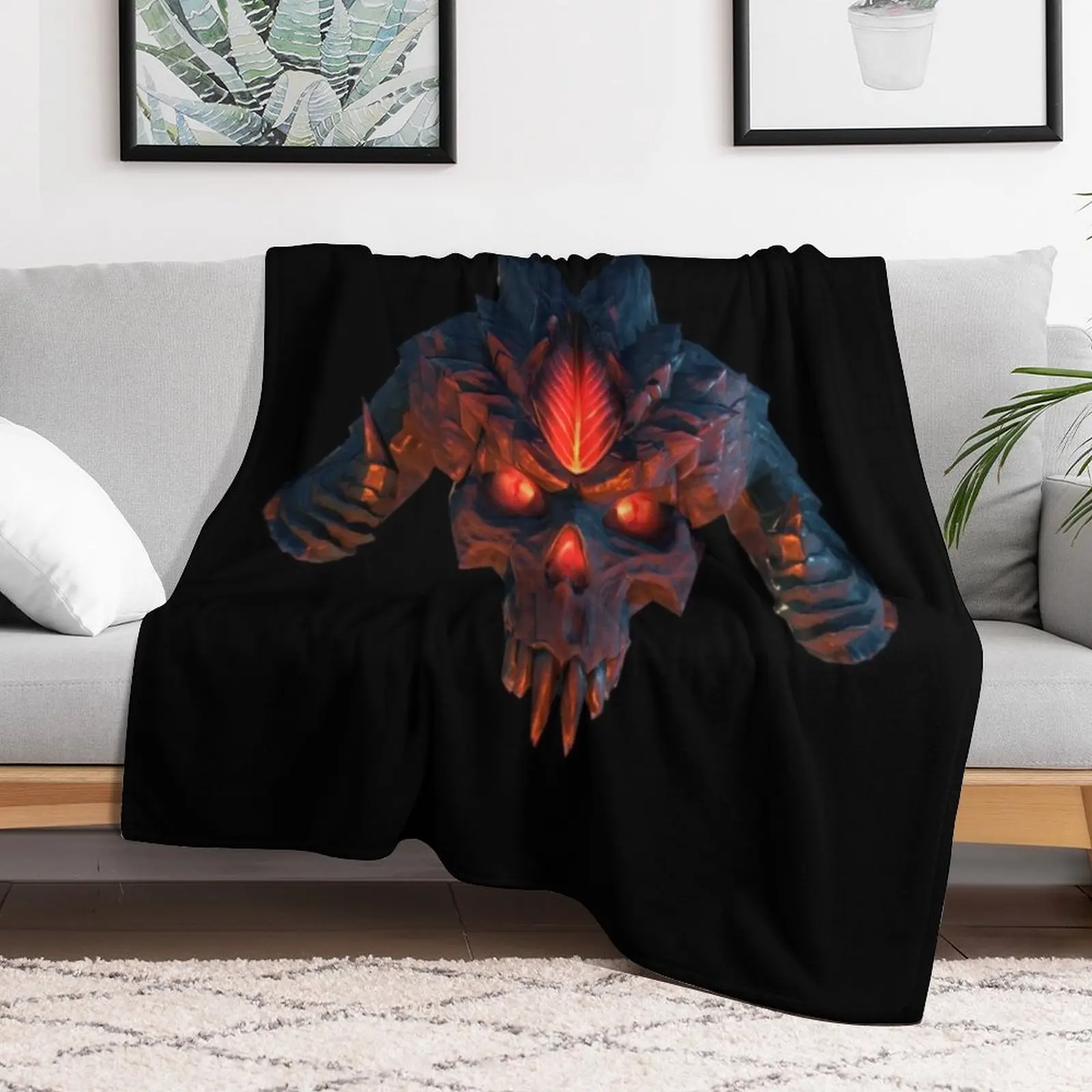 Diablo Throw Blanket Giant Sofa Multi-Purpose Thin Blankets