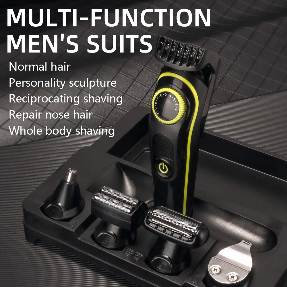 Kemei 5 في 1 LCD ماكينة حلاقة  - مراجعة Aftershave وسعره