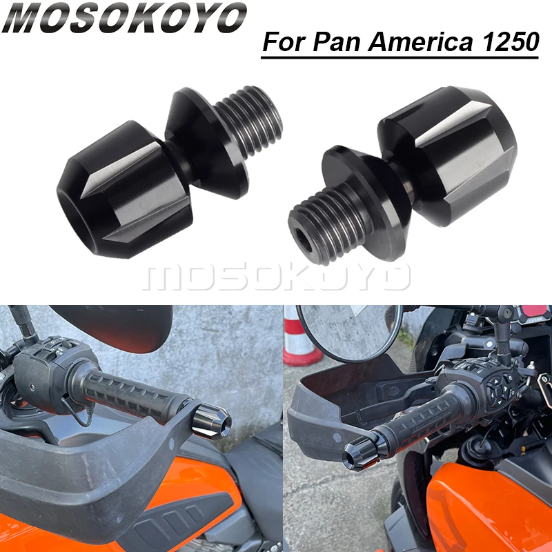 Motorcycle Handlebar Grip Bar End Cap For Harley Pan America 1250 RA1250 2021-2024 Panamerica 1250 Special RA1250S Plug Slider