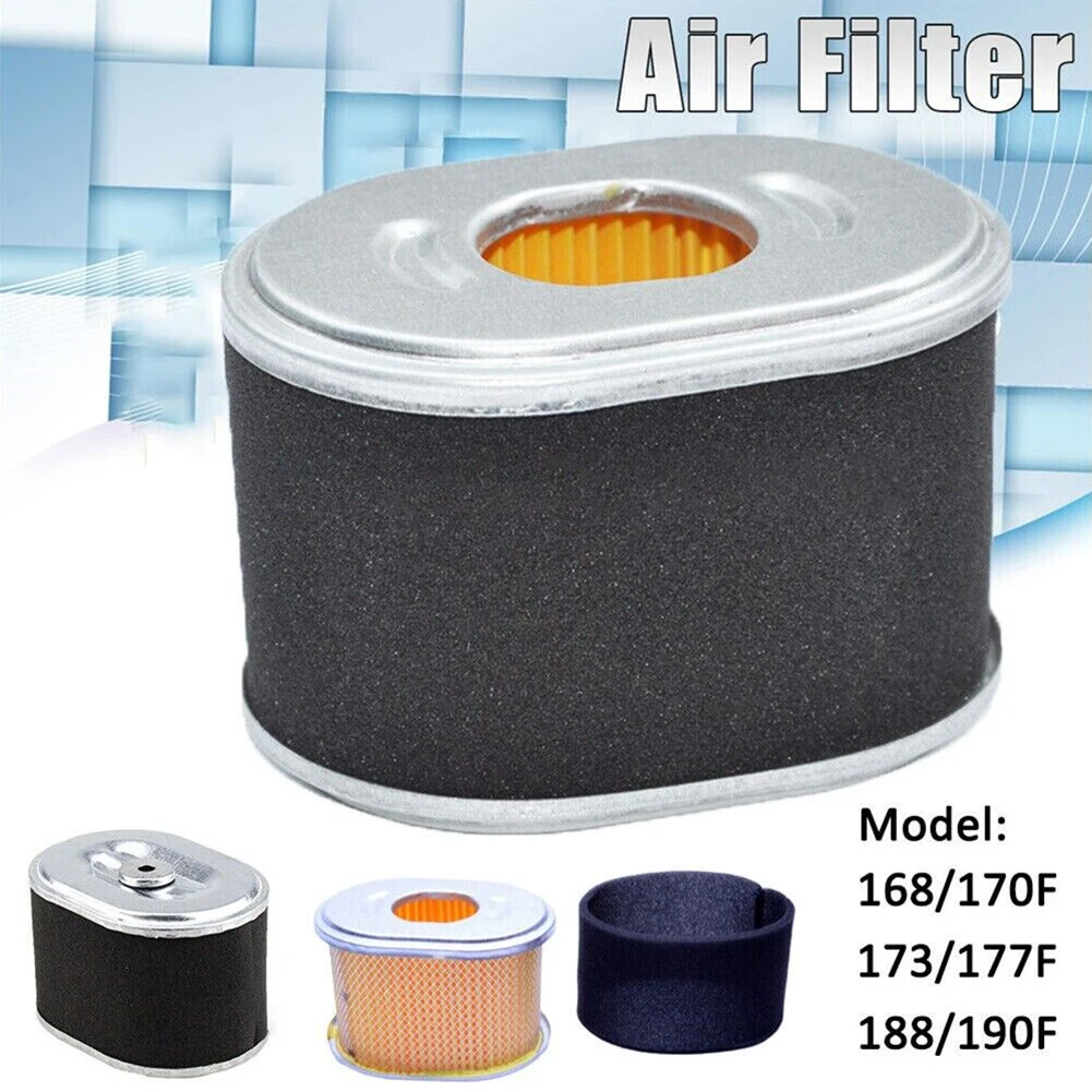 

Air Filter For 168F 170F 173F 188F Engines Alternator Durable Air Filter 188/190F, 173/177F, 168/170F Air Filter Generator Parts