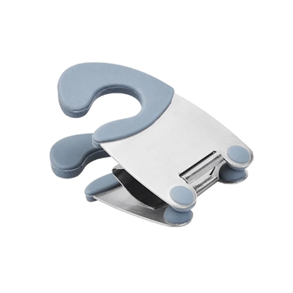 

3Pcs Spoon Rest Clip Pot Holder with Anti-Scald Rubber Non-Slip Kitchen Gadget for Spatula Ladle Cooking Accessories