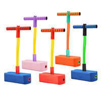 Children Growing Bounce Sense Training Pogo Stick Jumper Tall Foam Frog Toy Jumping Stilts Shoes Grow Taller Balance Outdoor Toy