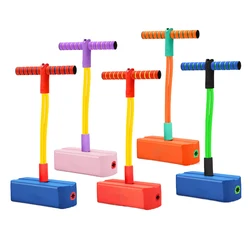 Children Growing Bounce Sense Training Pogo Stick Jumper Tall Foam Frog Toy Jumping Stilts Shoes Grow Taller Balance Outdoor Toy