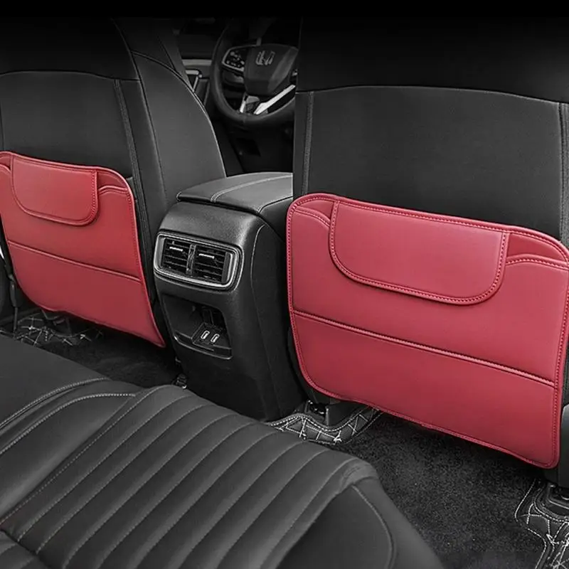 

Quick Install Car Kick Guard No Tools Required Secure Stylish Leather Car Protector Suitable for Vehicle D7YA