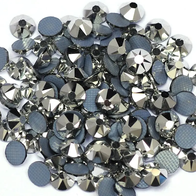 ss16,ss20,ss30,ss34,ss40 Hot fix Rhinestone Glitter Strass Flatback Glass Crystal Hotfix stones Iron on Rhinestones For Garment