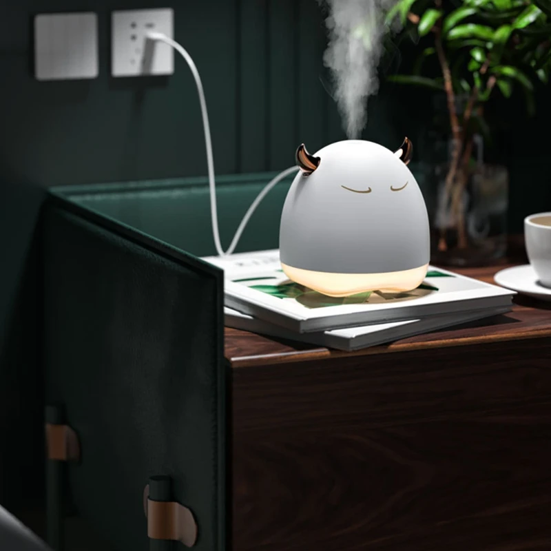 Portable 280Ml Electric Air Humidifier Diffuser USB With Colorful Night Light For Home Car