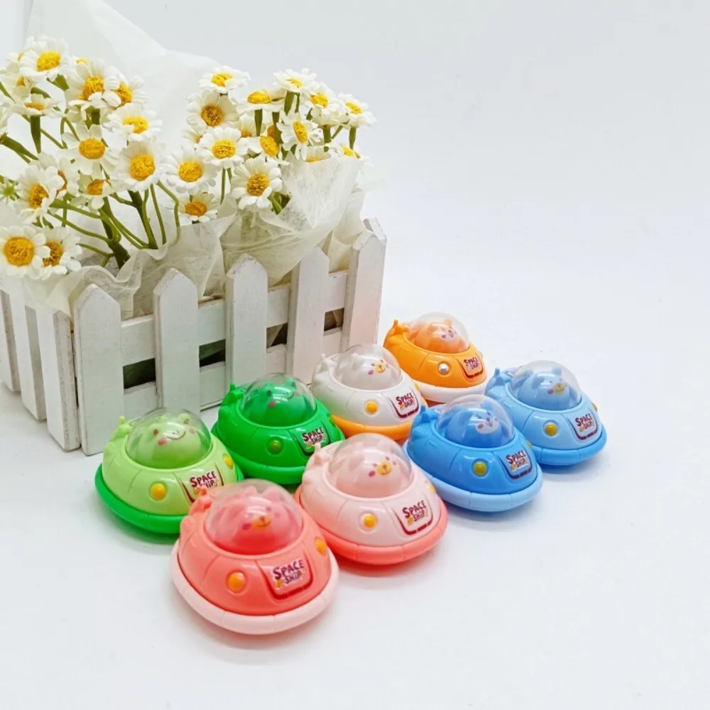 Small Pull Back Cartoon Space Bumper Car Toy Set 8 Color Mix Durable Fun Arcade Style Vehicle for Kids Collection Playtime Gift