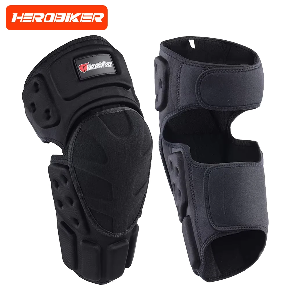 Motorcycle Knee Protector Anti-Fall Anti-Collision Design For Off Road Moto Racing Extreme Sports Knee Safety Gear For Riders