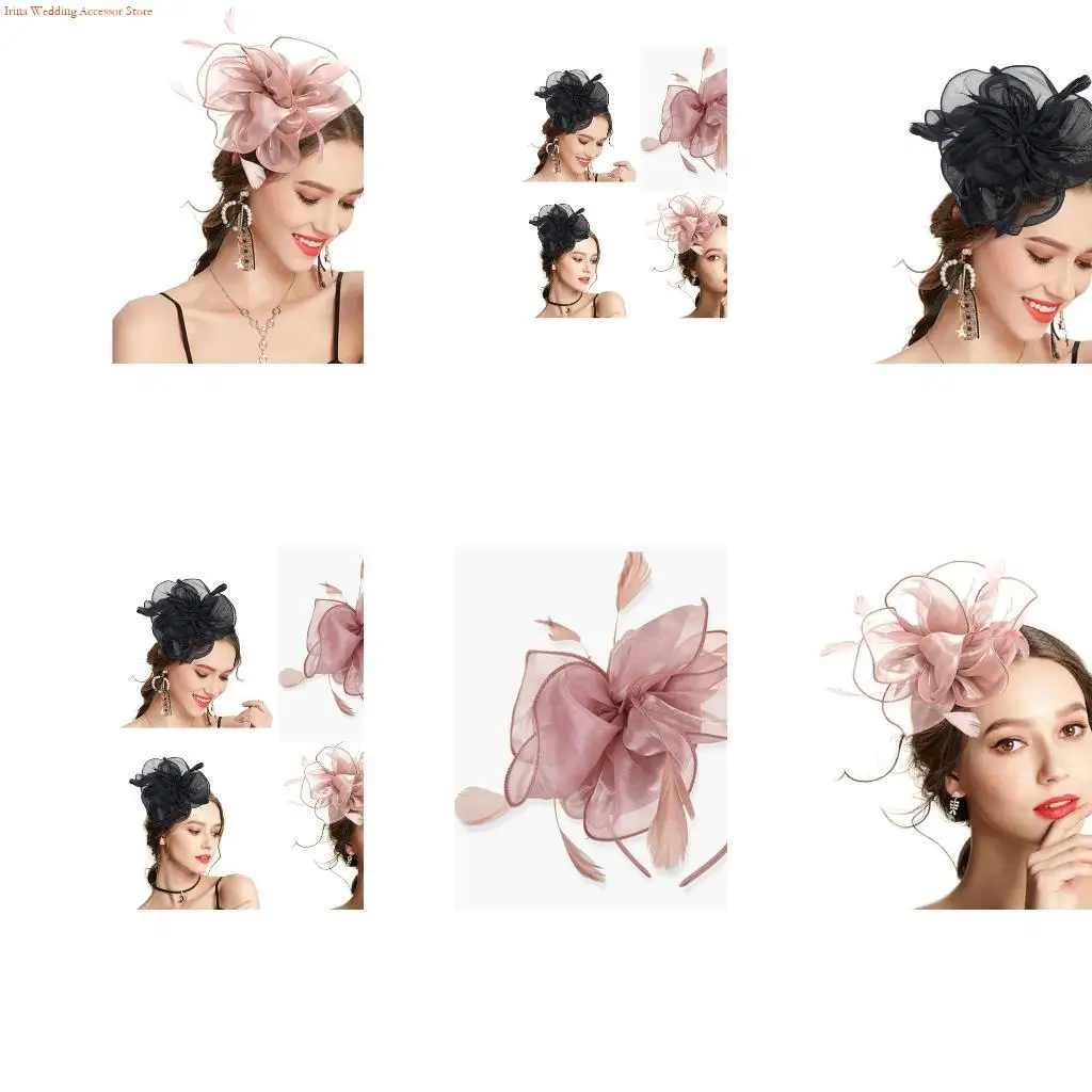 G92D Women Fascinator Headband Tea Party Headband Fascinator Headband