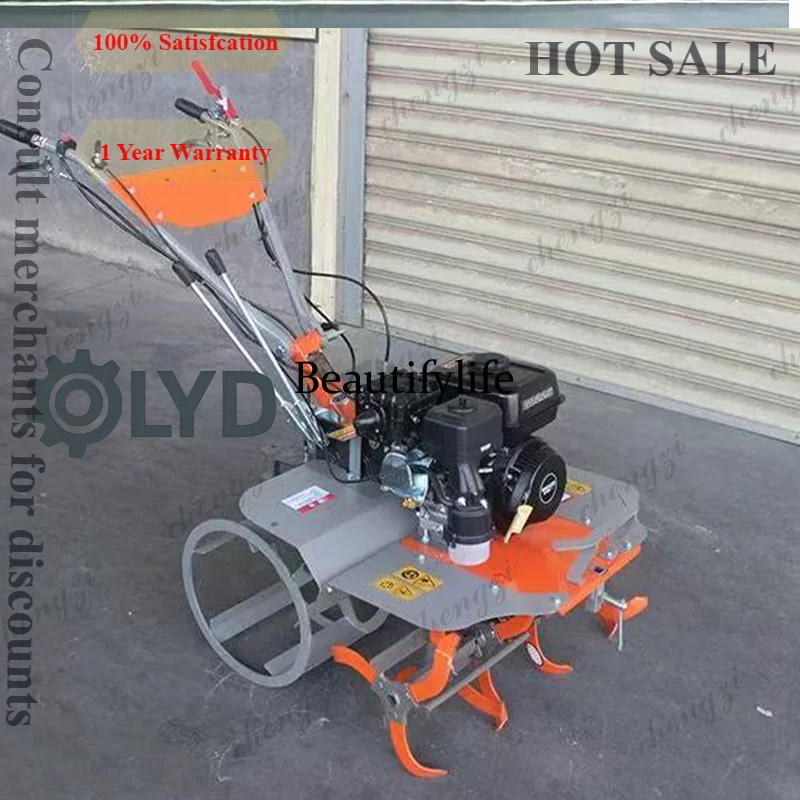 A81 Four Wheel Drive Agricultural Machinery Rotary Tiller Cultivator Hand Tractor for Land Tillage