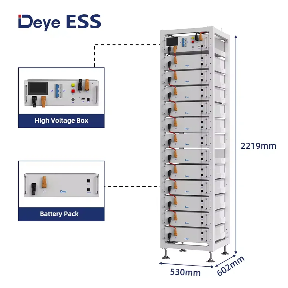 Bos-G Pro Split Stackable Rack-Mounted 5.12kWh LiFePO4 Lithium Ion Batteries Energy Storage System CAN 100 Ah 51.2V 6000