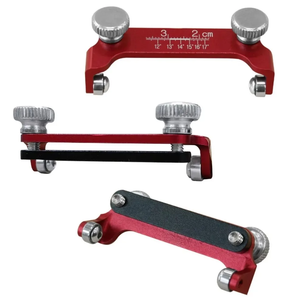 Fixed Angle Chisel Sharpener Small Aluminum Sharpening Holder Chisels and Planes with Angle Scale Manual Grinding Chisel