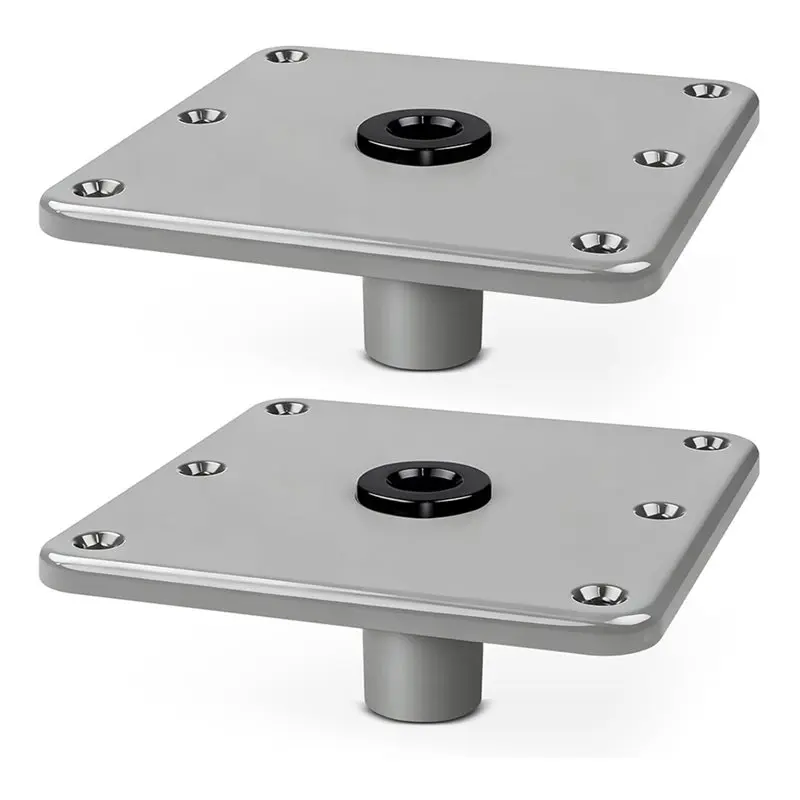 

XSXS-Marine Boat Seat Mounting Base 7"X7" Pedestal With 3/4" Post Socket For Heavy Duty Boat Seat Installation