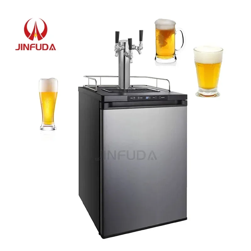 Multifunction Full Size Beer Kegerator Refrigerator Beer Keg Cooler Draft Beer Dispenser With Digital Display