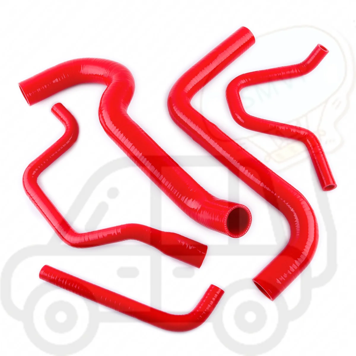 

5PCS 3PLY Kit Set For HOLDEN COMMODORE VS 3.8 V6 1995 1996 1997 Car Auto Tools Silicone Radiator Hose Coolant Water Piping Tube