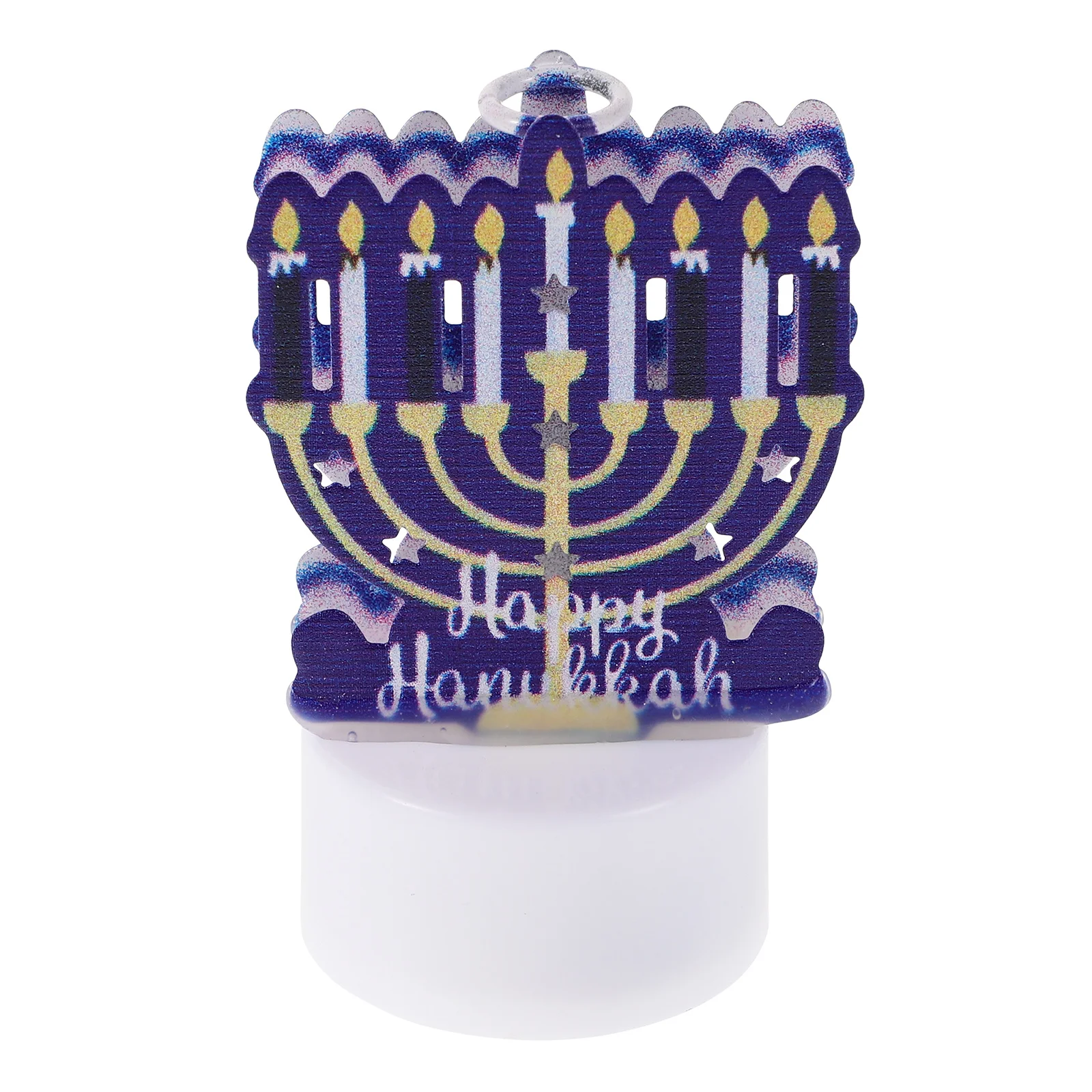 เทียนฮานุกกะแบบ LED ไม่มีเปลวไฟ ใช้ไฟฟ้า สำหรับตกแต่งงานปาร์ตี้ที่บ้าน ของตกแต่งงานเทศกาลของชาวยิว