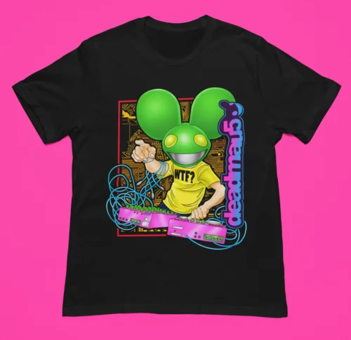 Deadmau5 WTF DJ Concert Electronic Dance Music Deadmaus EDM Rave Premium T-Shirt