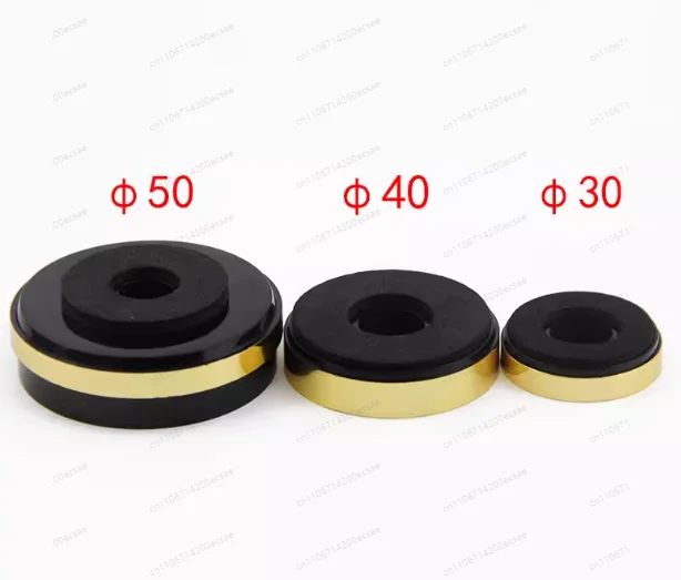 Bronzing chassis foot pad, silver edge DVD speaker, power amplifier foot pad diameter 3040