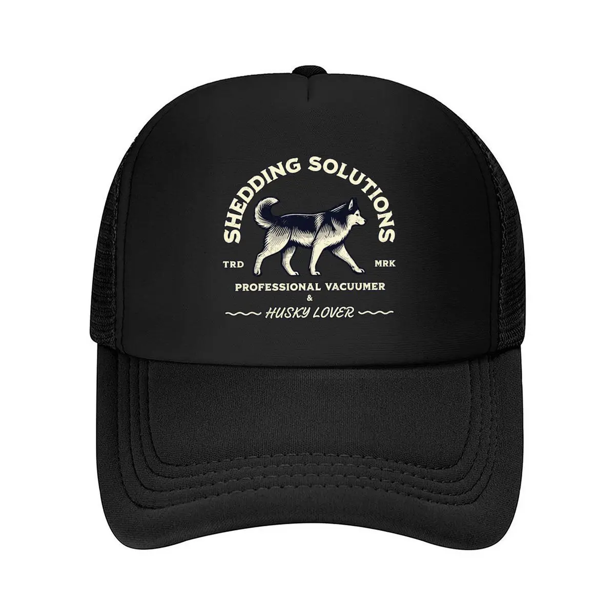 Shedding Solution Professional Vacuumer Husky Lover Mesh Baseball Cap Hip Hop