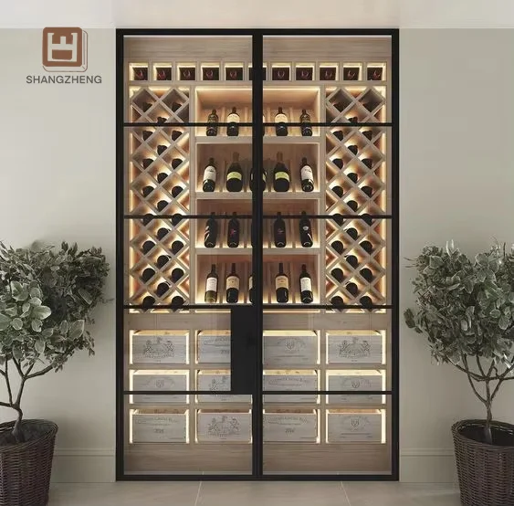 Modern Luxury Home Wine Rack Luxury Wine Storage Cabinet for Living Room Home Furniture and Wine Bar Cabinet