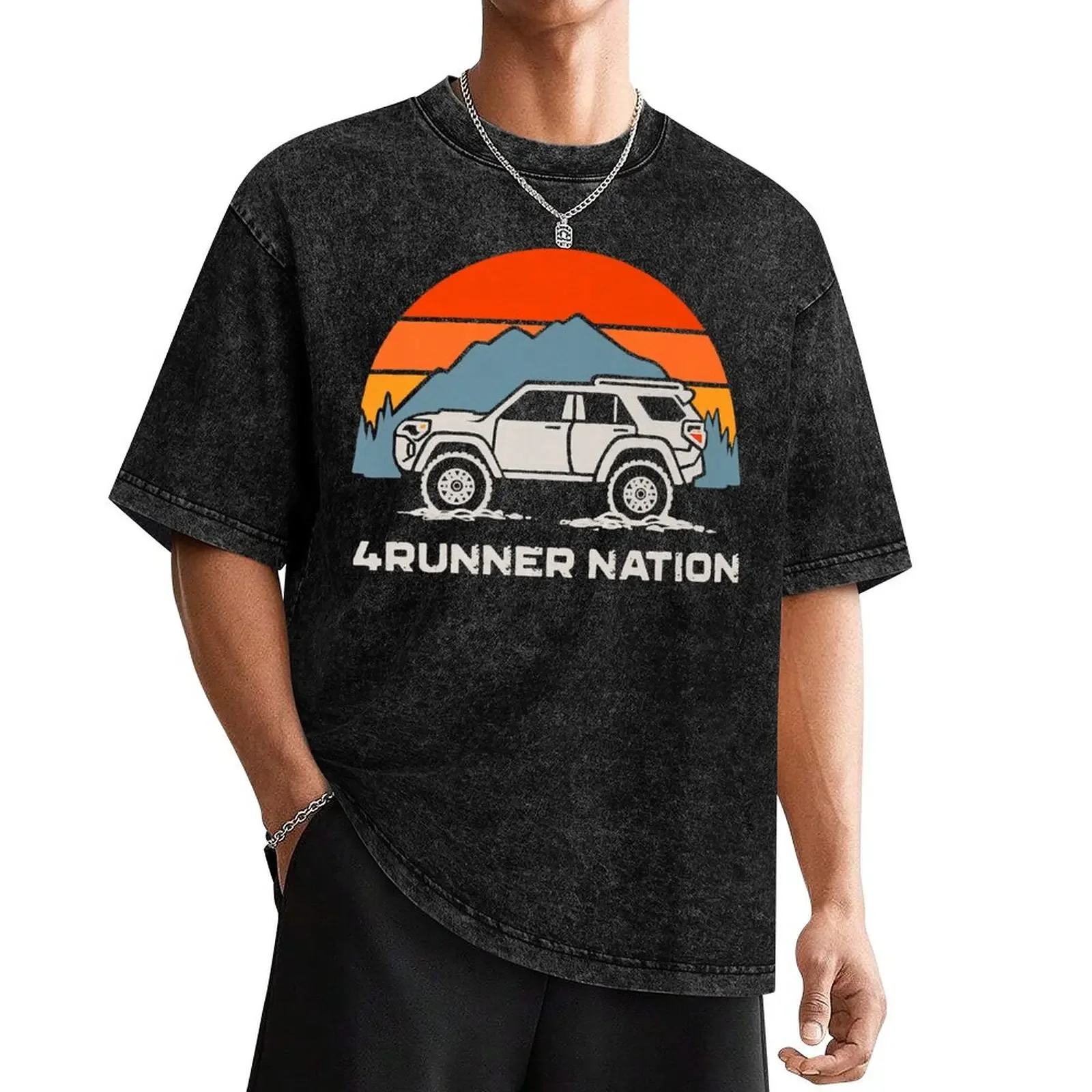 

5th Gen 4Runner Heritage Sunset Vibes (4Runner Nation) T-Shirt quick-drying oversized t shirt men t shirts high quality