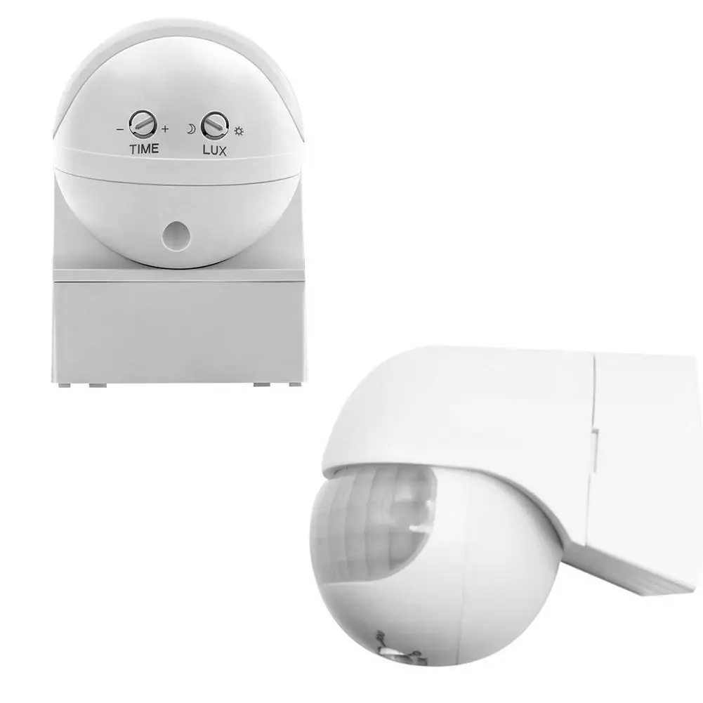 Motion Sensor 220v~240v Motion Automatic Infrared Switch Degree Sensor Rotating Timer 180 Outdoor PIR Light Indoor