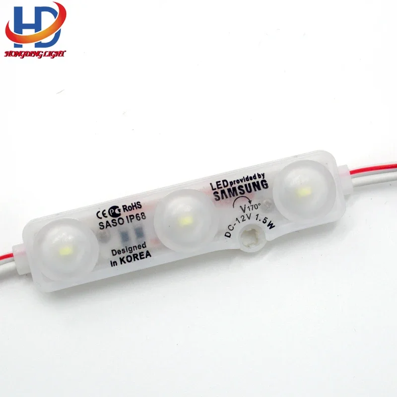 

20pcs High Brightness led lamp module 12V 1.5W Super Ultrasonic Injection SMD 5730 Korean LED Module Light for advertising sign