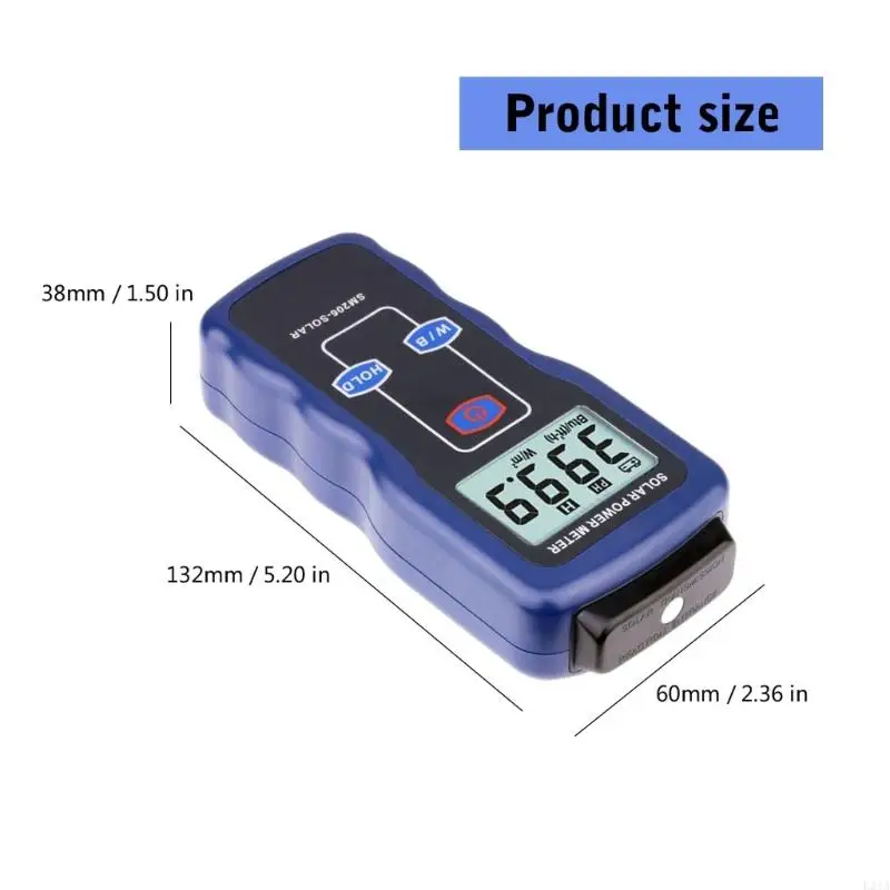 2025 New SM206 Solar Power Meter Digital Meter Meter Meter Meter for Solar