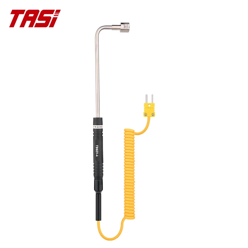 Imagem -06 - Tasi Tb601 Tb604 Série k j tipo Sonda Termopar para Medição de Temperatura Sensor Industrial Termopar Térmico de 1500 mm