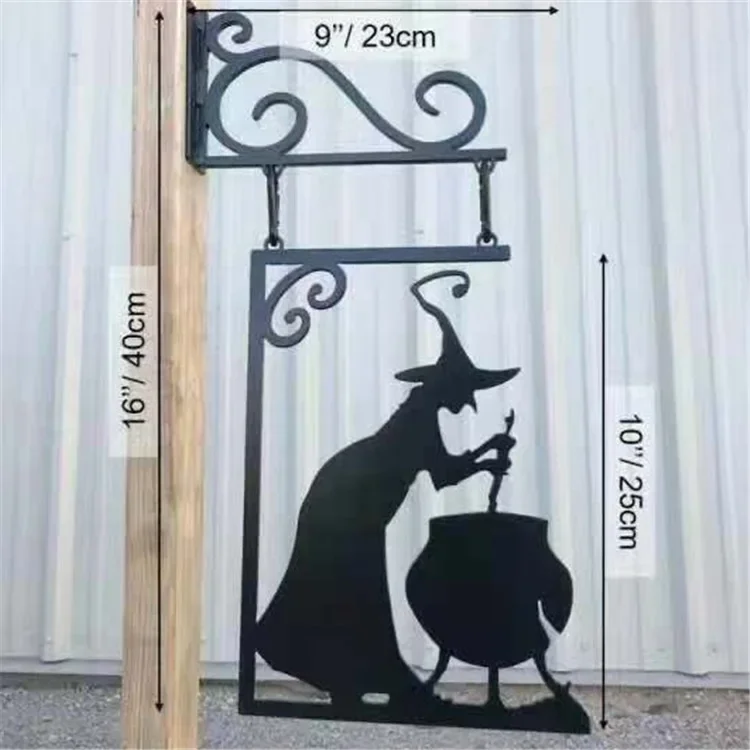 

Протека ведьмы, силуэт стены котла, фабрика из кованого железа, прямые волосы, украшение, стрижка