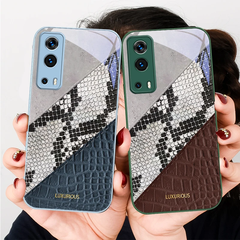 Serpentine relief black For VIVO Y72 X100 Pro Y55 16 V20 29 V30 X60 Pro Y11s Y20 X80 Pro 5G Y36 4G V23e Tempered Phone Case