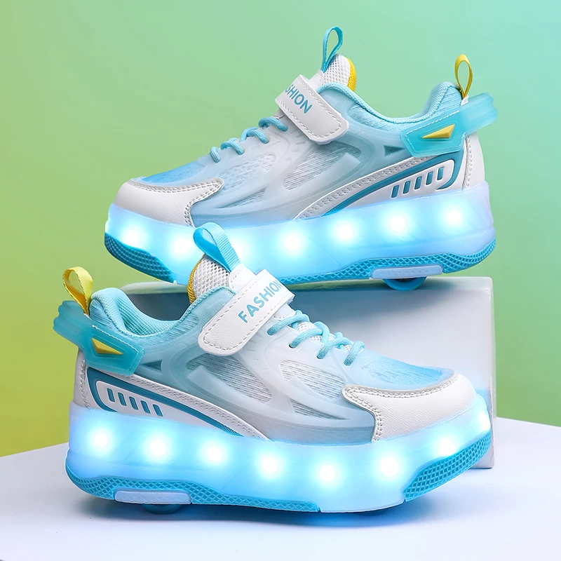 

Heelys for Boys & Girls 2025 Fall & Winter: Invisible 4-Wheel Retractable Big Kids' Roller Shoes