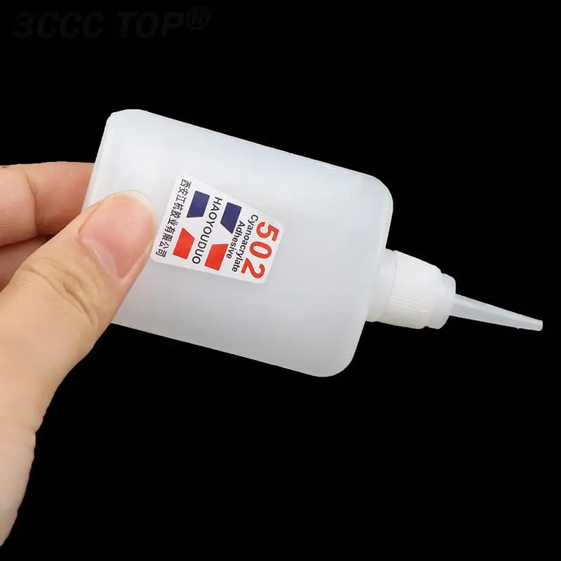 40ml Quick-drying Super Glue 502 Instant Strong Adhesive for Paper Wood Plastic Ceramics Hardware Fast Repairing Liquid Glue