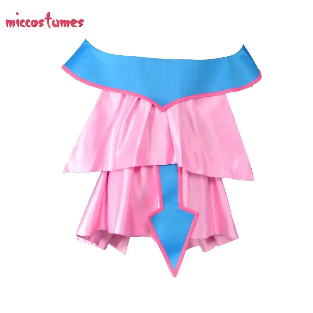Miccostumes Women\'s Dark Magician Girl Cosplay Costume with Hat for Woman Halloween cosplay costume Outfit