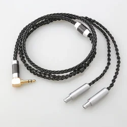 HiFi 4 pin Xlr 4.4 2.5 mm 3.5 6.35 jack 8Cores Headphone Earphone Cable For hd 800 s hd800 hd800s